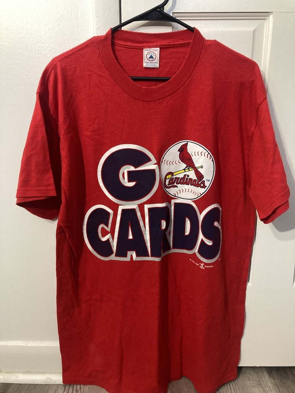 Delta St. Louis Cardinals 1998 Vintage T-Shirt Size L Red